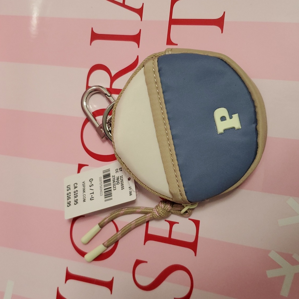 Pink Vs Blue Cream Pouch Key Charm Vs Collectible